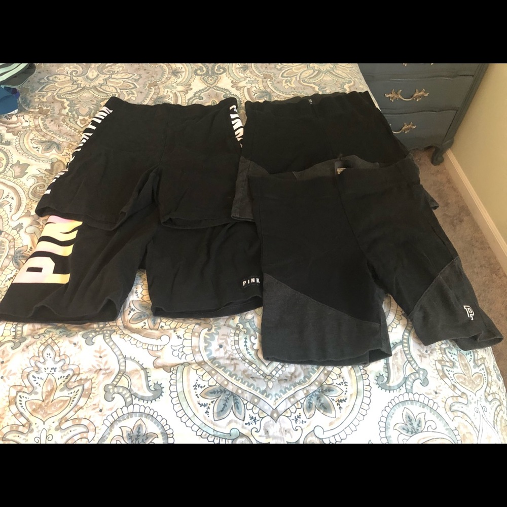 PINK BRAND BIKER SHORTS SIZE M